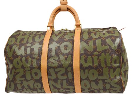 LOUIS VUITTON 2001 KEEPALL 50 GRAFFITI M92196 A41324c Online Sale