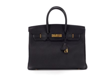 Hermes Birkin 35 Togo Black - [B] Stamp Supply