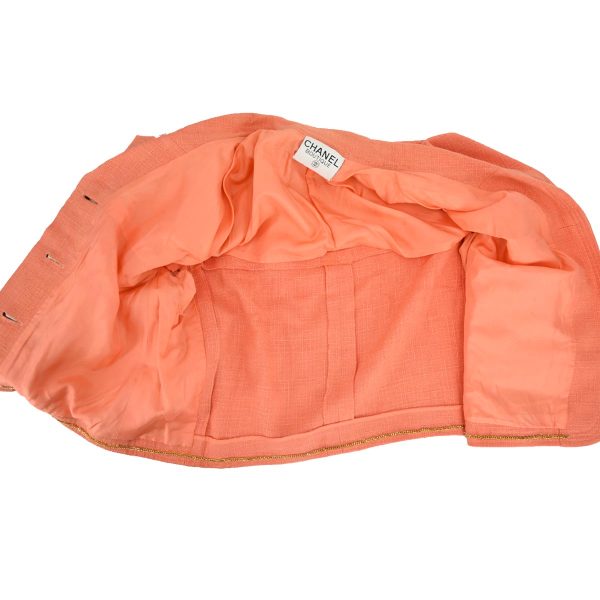 Chanel Setup Suit Jacket Skirt Orange Online now