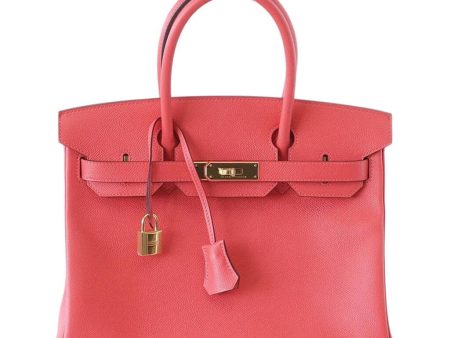 Hermes Birkin 30 Bag Rose Jaipur Gold Hardware on Sale