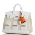 Hermes Sac Faubourg Birkin 20 White Matte Alligator Palladium Hardware Online Hot Sale