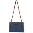 Chanel * 1996-1997 Indigo Denim Jumbo Classic Flap Shoulder Bag Fashion