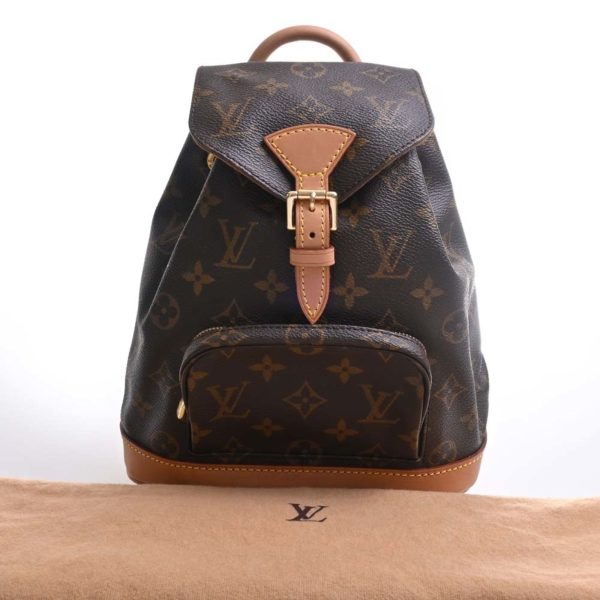 LOUIS VUITTON Monogram Mini Montsouris Rucksack Backpack M51137 Brown Women s Discount