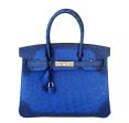 Hermes Birkin 30 Ghillies Bag Tri-Color Blue - Limited Edition Cheap