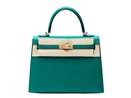 Hermes Kelly 25 Vert Jade Sellier Epsom Calfskin Fashion