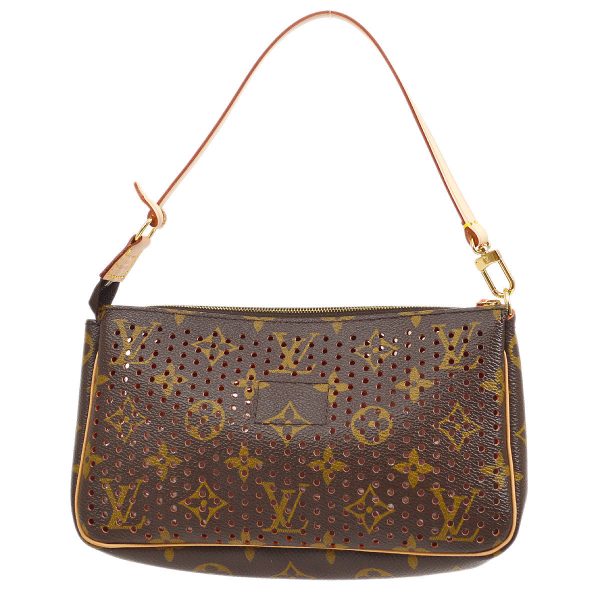 LOUIS VUITTON 2006 POCHETTE ACCESSOIRES MONOGRAM PERFO M95185 55311 on Sale