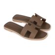 Hermes Oran Sandals Etoupe Epsom 35 Online Sale