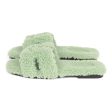 Hermes Oran Sandals Vert D eau Woolskin 37.5 on Sale