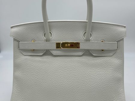 Hermes Birkin 30 White Togo Gold Hardware Cheap