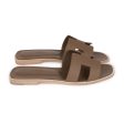 Hermes Oran Sandals Etoupe Epsom 35 Online Sale