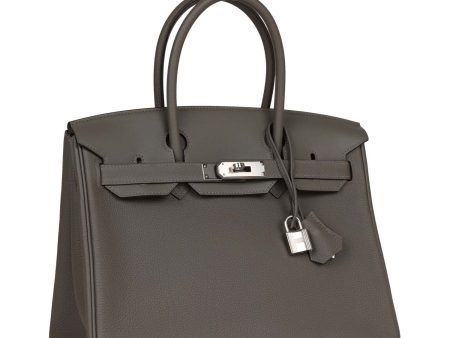 Hermes 3 En 1 Birkin 30 Gris Meyer Togo and Swift Palladium Hardware Online Hot Sale