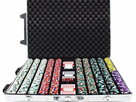 1000ct Claysmith Gaming Showdown Chip Set in Rolling Alum Online Hot Sale