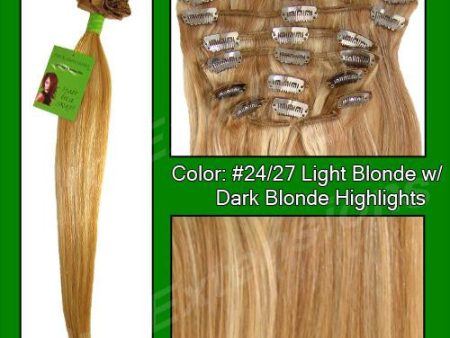 #24-27 Light Blonde w- Golden Blonde - 20 inch Fashion