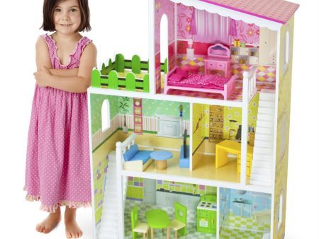 Wooden Wonders Living Large! Modern Doll House Discount