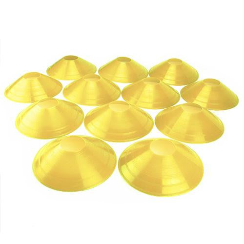 Set of 12, Two-Inch Tall Yellow Field Cones Online