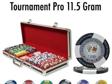 500 Ct - Pre-Packaged - Tournament Pro 11.5G Black Aluminum Online now