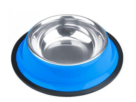 4oz. Blue Stainless Steel Dog Bowl Online Sale