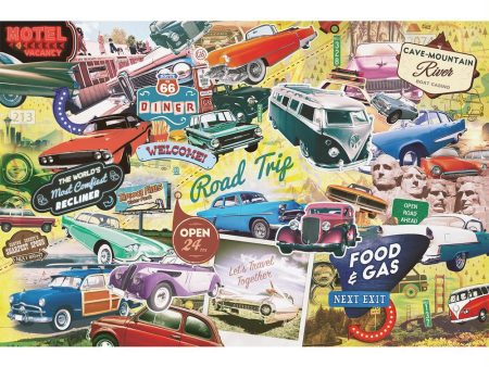 The Great American Roadtrip 1000 Piece Jigsaw Puzzle on Sale