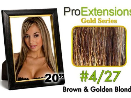 #4-27 Brown w-Blonde Highlights Pro Cute Cheap